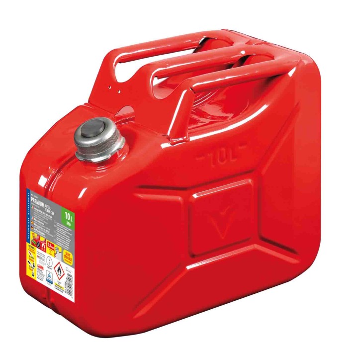 67006-S-01.JPG Premium Tanica Carburante In Metallo 10 L Rosso Taniche Taniche