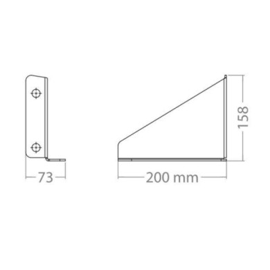 67034-D-01.JPG Set 2 Staffe Di Fissaggio Per Serbatoio Acqua 18 L Taniche
