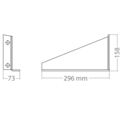 67035-D-01.JPG Set 2 Staffe Di Fissaggio Per Serbatoio Acqua 30 L Taniche