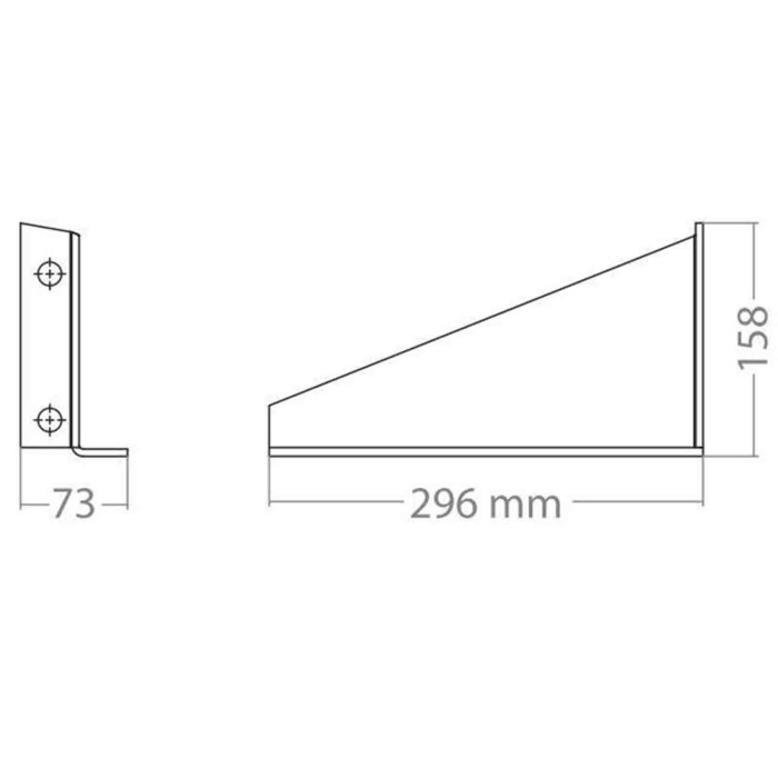 67035-D-01.JPG Set 2 Staffe Di Fissaggio Per Serbatoio Acqua 30 L Taniche