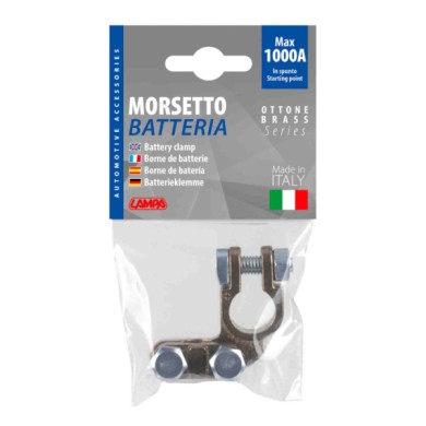 69902-S-01.JPG Morsetto Batteria Pesante  Fissaggio Cavo A Piastrina Max Cavo Ø 70 Mm² Polo Positivo Morsetti Batteria Accessori