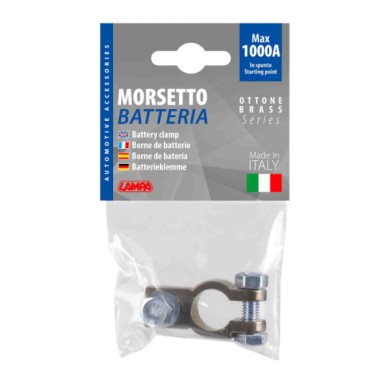 69904-S-01.JPG Morsetto Batteria Rinforzato  Fissaggio Cavo A Capocorda Su Vite Foro Capocorda Ø 8 Mm Polo Positivo Morsetti Bat