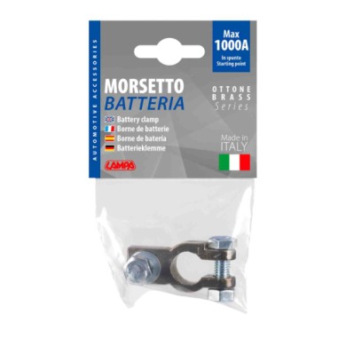 69905-S-01.JPG Morsetto Batteria Rinforzato  Fissaggio Cavo A Capocorda Su Vite Foro Capocorda Ø 8 Mm Polo Negativo Morsetti Bat
