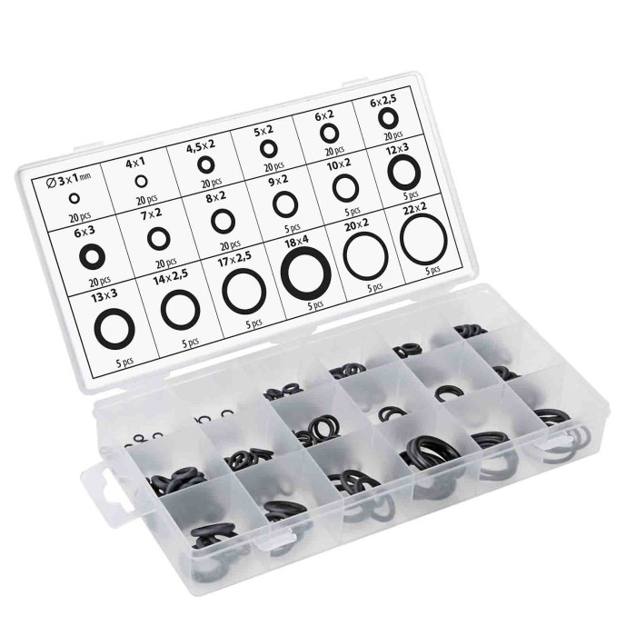 69914-S-03.JPG O Ring Assortimento 225 Pz 18 Misure Materiale Di Fissaggio Materiale Di Fissaggio