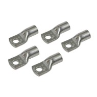 69919-D-01.JPG Set 5 Pz Capicorda Da Graffare In Rame Stagnato Sezione 50 Mm² Foro 8 Mm Morsetti Batteria Accessori Per Batteria
