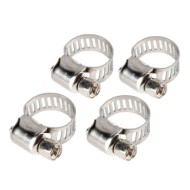 Fascette Stringitubo In Acciaio Inox Set 4 Pz ? 8 Mm Ø 8 12 Mm Materiale Di Fissaggio Materiale Di Fissaggio