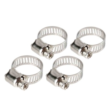 69931-C-01.JPG Fascette Stringitubo In Acciaio Inox Set 4 Pz ? 8 Mm Ø 13 19 Mm Materiale Di Fissaggio Materiale Di Fissaggio