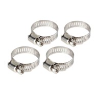 Fascette Stringitubo In Acciaio Inox Set 4 Pz ? 8 Mm Ø 14 27 Mm Materiale Di Fissaggio Materiale Di Fissaggio