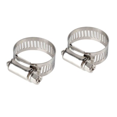 69933-C-01.JPG Fascette Stringitubo In Acciaio Inox Set 2 Pz ? 12 Mm Ø 13 23 Mm Materiale Di Fissaggio Materiale Di Fissaggio