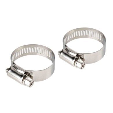 69934-C-01.JPG Fascette Stringitubo In Acciaio Inox Set 2 Pz ? 12 Mm Ø 21 38 Mm Materiale Di Fissaggio Materiale Di Fissaggio
