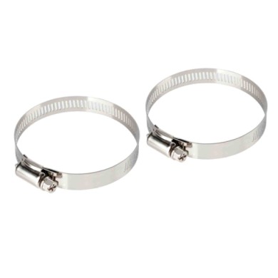 69936-C-01.JPG Fascette Stringitubo In Acciaio Inox Set 2 Pz ? 12 Mm Ø 52 76 Mm Materiale Di Fissaggio Materiale Di Fissaggio