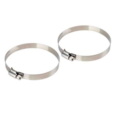 69937-C-01.JPG Fascette Stringitubo In Acciaio Inox Set 2 Pz ? 12 Mm Ø 78 101 Mm Materiale Di Fissaggio Materiale Di Fissaggio