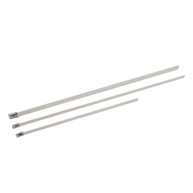 69987-S-01.JPG Fascette In Acciaio Inox Set 20 Pz 4 7x200 Mm Materiale Di Fissaggio Materiale Di Fissaggio