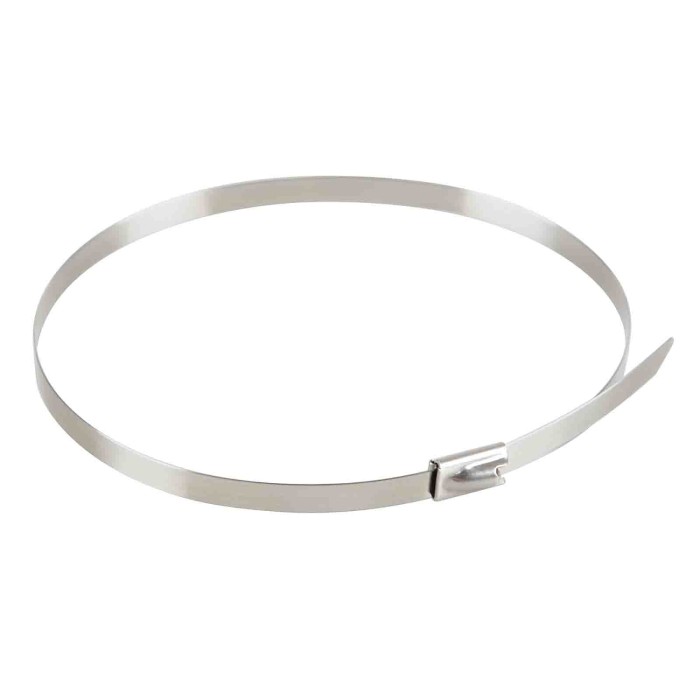 69988-S-02.JPG Fascette In Acciaio Inox Set 20 Pz 4 7x300 Mm Materiale Di Fissaggio Materiale Di Fissaggio