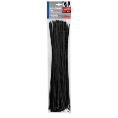 70001-C-01.JPG Fascette Fermacavo 100 Pz 45 Cm Nero Materiale Di Fissaggio Materiale Di Fissaggio