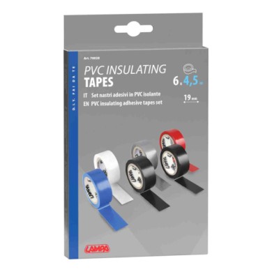 70028-C-01.JPG Nastri Isolanti Adesivi Omologati In Pvc Plastificato Set 6 Pz Materiale Di Fissaggio Materiale Di Fissaggio