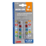 70084-C-01.JPG Set 10 Fusibili Lamellari Micro Low Profile 12/32v Fusibili Fusibili