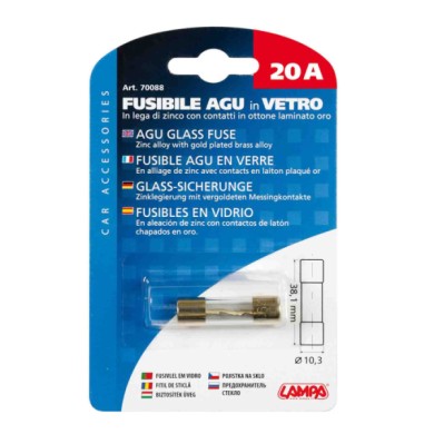 70088-S-01.JPG Fusibile Agu In Vetro 12/32v 20a Fusibili Fusibili