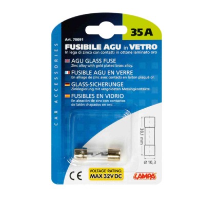 70091-S-01.JPG Fusibile Agu In Vetro 12/32v 35a Fusibili Fusibili