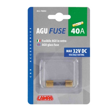 70092-S-01.JPG Fusibile Agu In Vetro 12/32v 40a Fusibili Fusibili
