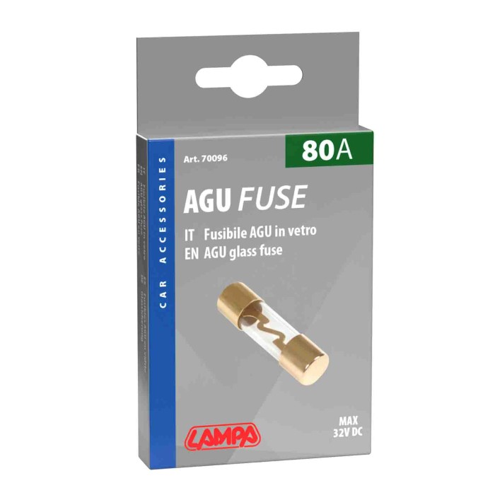 70096-S-01.JPG Fusibile Agu In Vetro 12/32v 80a Fusibili Fusibili