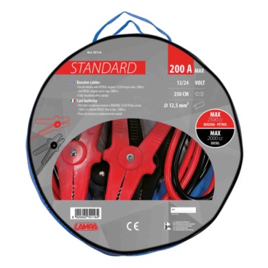 70116-S-01.JPG Cavi Batteria Standard 250 Cm 200 A 12 5 Mm² Cavi Batteria Accessori Per Batteria