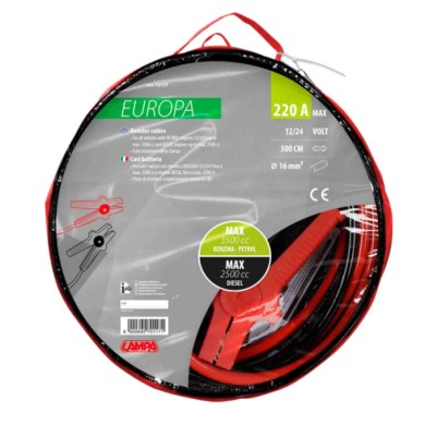 70117-S-01.JPG Cavi Batteria Europa 300 Cm 220 A 16 Mm² Cavi Batteria Accessori Per Batteria