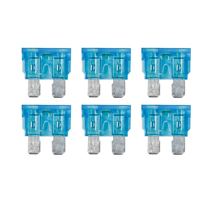 70184-A-01.JPG Smart Led Set 6 Fusibili Lamellari Con Spia A Led 12/32v 15a Fusibili Fusibili