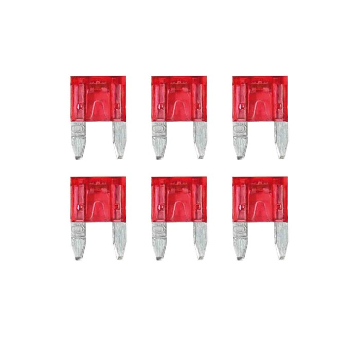 70191-A-01.JPG Smart Led Set 6 Micro Fusibili Lamellari Con Spia A Led 12/32v 10a Fusibili Fusibili
