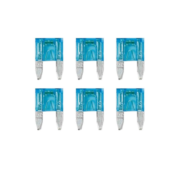 70192-A-01.JPG Smart Led Set 6 Micro Fusibili Lamellari Con Spia A Led 12/32v 15a Fusibili Fusibili