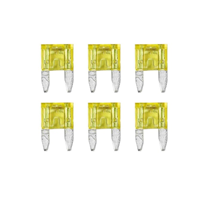 70193-A-01.JPG Smart Led Set 6 Micro Fusibili Lamellari Con Spia A Led 12/32v 20a Fusibili Fusibili