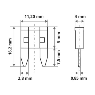 70193-D-01.JPG Smart Led Set 6 Micro Fusibili Lamellari Con Spia A Led 12/32v 20a Fusibili Fusibili