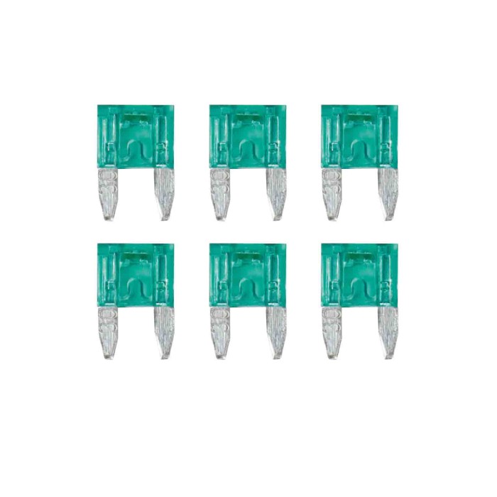 70195-A-01.JPG Smart Led Set 6 Micro Fusibili Lamellari Con Spia A Led 12/32v 30a Fusibili Fusibili