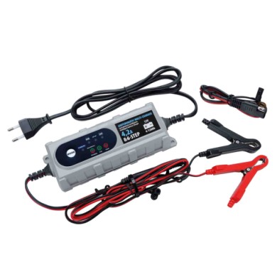 70208-D-01.JPG Amperomatic Multi Charger Caricabatteria Intelligente 12v 4 2a Caricabatterie Accessori Per Batteria