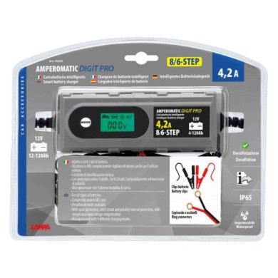 70209-C-01.JPG Amperomatic Digit Pro Caricabatteria Intelligente 12v 4 2a Caricabatterie Accessori Per Batteria