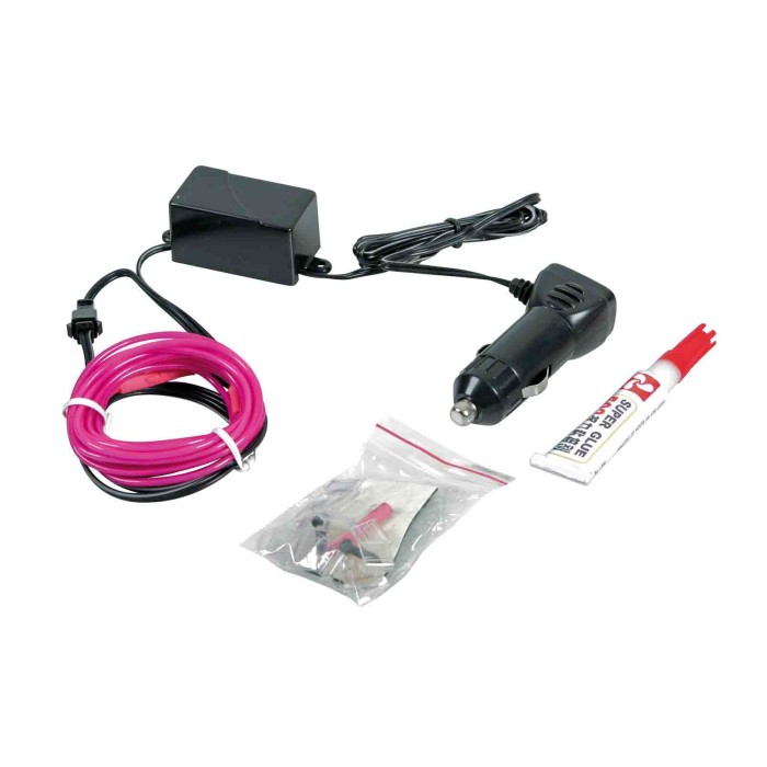 70314-S-01.JPG El String Light 12v 100 Cm Viola Luci Elettroluminescenti Luci Speciali