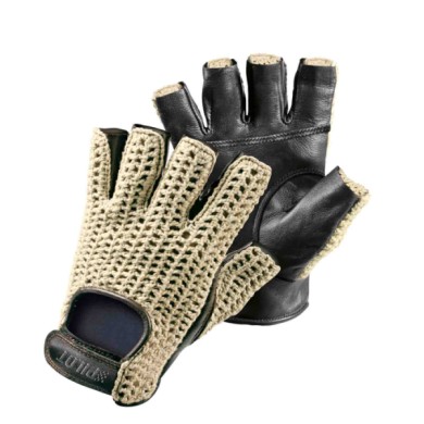 71412-C-01.JPG Pilot 1 Guanti Guida Mezze Dita L Nero Guanti Guida Accessori Volante