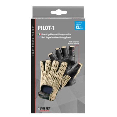 71413-S-01.JPG Pilot 1 Guanti Guida Mezze Dita Xl Nero Guanti Guida Accessori Volante