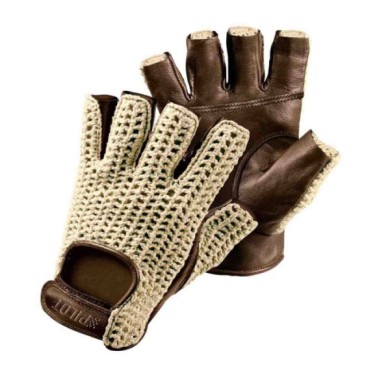 71415-C-01.JPG Pilot 1 Guanti Guida Mezze Dita M Marrone Guanti Guida Accessori Volante