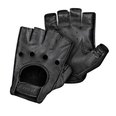 71420-C-01.JPG Pilot 2 Guanti Guida Mezze Dita M Nero Guanti Guida Accessori Volante