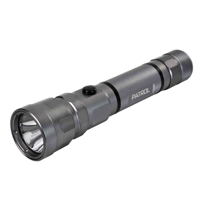 72027-A-01.JPG Patrol Led Torcia A Led In Alluminio Maxi 3w Torce Torce E Lampade Portatili