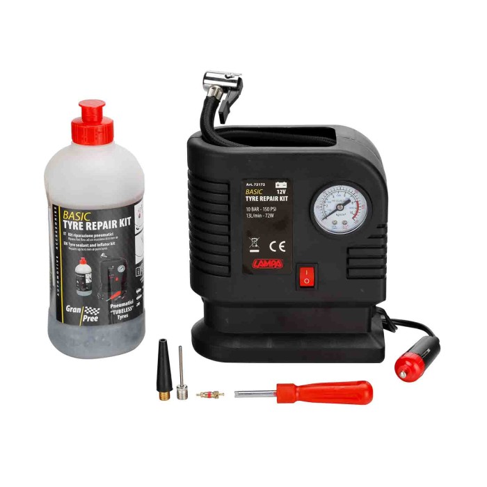 72172-S-02.JPG Gran Pree Kit Riparazione Pneumatici Kit Riparazione Pneumatici E Compressori Kit Riparazione Pneumatici