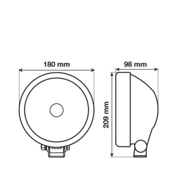 72214-D-01.JPG Saturn Faro Alogeno Di Profondità Con Luce Di Posizione A Led Ø 180 Mm Fari Ausiliari Alogeni Fari Ausiliari