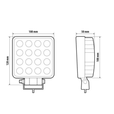 72355-D-01.JPG Wl 31 Faro Ausiliario A 16 Led 9/32v Fari Da Lavoro A Led Fari Ausiliari