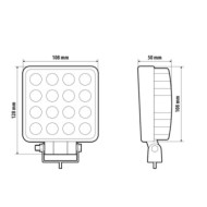 72355-D-01.JPG Wl 31 Faro Ausiliario A 16 Led 9/32v Fari Da Lavoro A Led Fari Ausiliari