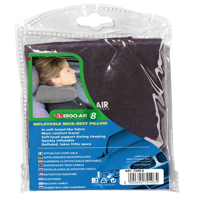 72406-C-01.JPG Ergo Air 8 Appoggiacollo Gonfiabile In Tessuto Cuscini Poggiacollo Comfort