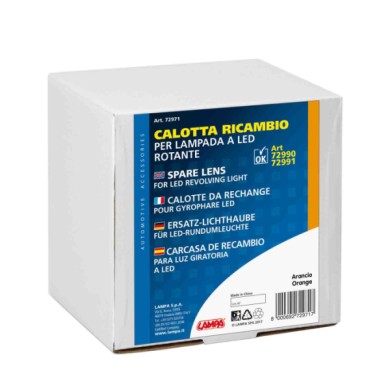 72971-S-01.JPG Calotta Ricambio Per Luce Di Segnalazione Art. 72990/72991 Arancio Luci Di Segnalazione A Led Luci Di Segnalazion