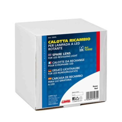 72975-S-01.JPG Calotta Ricambio Per Luce Di Segnalazione Art. 72992/72994 Rosso Luci Di Segnalazione A Led Luci Di Segnalazione
