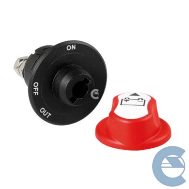 INTERR-2-ESOLVER.jpg Ext 11 Interruttore Stacca Batteria A 3 Posizioni 12/32v Sistema Componibile Ext Spinotti E Prese Corrente