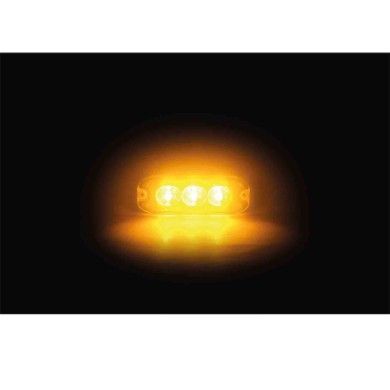 72989-A-01.JPG Luce Di Segnalazione Multifunzione A 3 Led 9/32v 80x29 Mm Arancio Luci Di Segnalazione A Led Luci Di Segnalazione